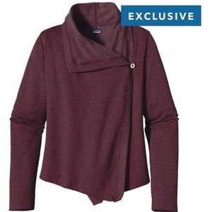 Patagonia At Sea Wrap Sweater - Plum Purple
